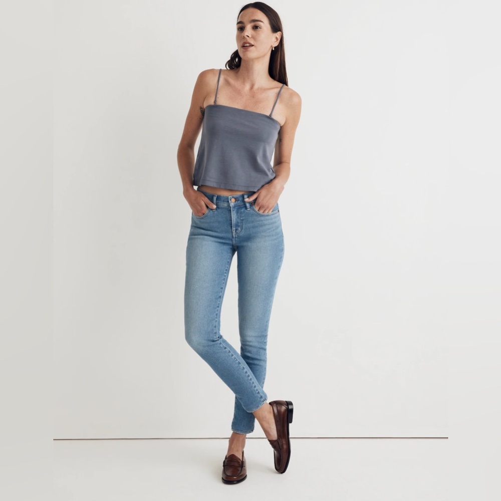 NWT Madewell 8" Skinny Jeans - 25 - Sellwood Wash
